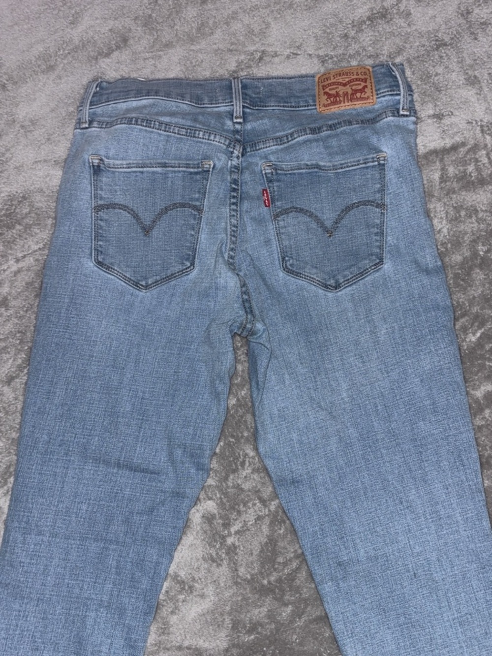 Levi's Light Blue Denim Jeans with Signature Red Tab